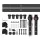 Cefito 2m Sliding Barn Door Hardware Set, Matte Black Steel, Easy Install, Supports 120kg, Suits Timber Doors