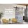 Cefito Sliding Barn Door Hardware Track Set 4m Black, Q235 Steel, 120kg Capacity, Matte Finish, Easy Install