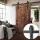 Cefito Sliding Barn Door Hardware Track Set 4m Black, Q235 Steel, 120kg Capacity, Matte Finish, Easy Install