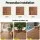 Gardeon 10PCS Pine Wood Deck Tiles 30x30cm Interlocking Outdoor Patio Balcony Flooring Pack of 10 Tiles