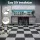 Giantz Garage Floor Tiles 30 x 30cm Interlocking PP Flooring 25 Piece Self Draining Textured Grey
