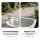 Weisshorn 19L Portable Camping Hand Wash Sink Stand - Foot Pump, Built-in Wheels, Towel Rack & Soap Holder, Grey