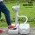 Weisshorn 43L Portable Camping Hand Wash Sink Stand - HDPE Basin, 19L Water Tank, Foot Pump, Soap Holder & Towel Rack