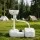 Weisshorn 43L Portable Camping Hand Wash Sink Stand - HDPE Basin, 19L Water Tank, Foot Pump, Soap Holder & Towel Rack