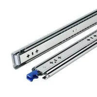 Giantz Heavy-Duty Drawer Slides, Locking, Full Extension, 115kg Load, 700-1400mm, Zinc-Plated Steel, Smooth Glide