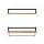 Artiss Melis Floating Wall Shelf Set of 2, Pine Wood & Black, 40cm, Stylish DIY Storage with 15kg Capacity