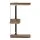 Artiss Faro Floating Wall Shelf, Solid Paulownia Wood, Rust Oak & Black, 26x13x43.7cm, 3-Tier, Customizable Storage