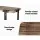 Artiss Faro Floating Wall Shelf, Solid Paulownia Wood, Rust Oak & Black, 26x13x43.7cm, 3-Tier, Customizable Storage