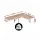 Artiss Set of 4 Floating Wall Shelves, Paulownia Wood, Corner Design, 40x29x13cm, Space-Saving with Sturdy Brackets