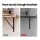 Artiss Set of 4 Floating Wall Shelves, Paulownia Wood, Corner Design, 40x29x13cm, Space-Saving with Sturdy Brackets