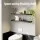 Artiss 90cm Black Floating Wall Shelf Set of 2, Paulownia Wood, Space-Saving, Easy Assembly, for Home Decor