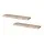 Artiss 2pc 90CM Floating Wall Shelf Set - Paulownia Wood, Space-Saving Design, Easy Assembly, 10KG Capacity Each