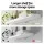 Artiss 2pc 90cm White Floating Wall Shelf Set - Premium Paulownia Wood, Space-Saving, Multi-Purpose, Easy Assembly
