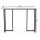 Artiss Console Table, Marble Effect, 100cm x 30cm x 78cm, White, Industrial Style, Durable & Space-Saving Design