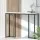 Artiss Console Table, Marble Effect, 100cm x 30cm x 78cm, White, Industrial Style, Durable & Space-Saving Design