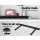Artiss Floating Wall Shelf Set of 3 Black – Solid Wood, 3.2cm Thick, Supports 10kg, 40/60/80cm Lengths, Easy