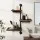 Artiss Floating DIY Pipe Shelf IVAN - 3 Tier Rustic Industrial Design | Adjustable Timber & Metal with Mounting Kit