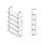 Artiss Floating DIY Pipe Shelf, 5 Tiers, Pine Wood & Metal, Industrial Style, 91x25x163cm, 10kg Capacity Per Shelf