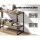 Artiss Cora 2-Tier Console Table - 106CM Walnut & Black, Sturdy Particle Board, Anti-Rust Steel, 30KG Capacity