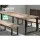 Artiss Metal Table Legs Set of 2 - DIY Rectangular Design, 40x30cm, Black, Anti-Rust, Heavy-Duty Iron, Industrial Style