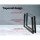 Artiss Industrial Metal Table Legs - Trapezoid 65x90cm, Set of 2, Black, Rust-Resistant for DIY Furniture Projects