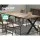 Artiss Metal Table Legs Set of 2, X-Shaped, 71x60cm, Black Iron, Industrial Style, Heavy Duty, DIY Furniture Upgrade