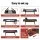 Grillz Charcoal BBQ Grill Smoker: Portable, Foldable, Stainless Steel, 60x22cm, Outdoor Camping with Extra Trays