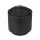 Grillz Portable Fire Pit BBQ 45cm Deep Bowl Outdoor Fireplace with Mesh Lid, Iron Body, Stainless Steel Grill, Black