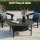 Grillz 3-in-1 Fire Pit BBQ Charcoal Smoker Portable Mesh Pit Outdoor Fireplace with Swivel Grills Tabletop