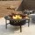 Grillz 3-in-1 Fire Pit BBQ Charcoal Smoker Portable Mesh Pit Outdoor Fireplace with Swivel Grills Tabletop