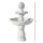 Gardeon Solar Water Feature 3-Tier Fountain, Polyresin Ivory, 93CM, with Pump Kit, Indoor/Outdoor Bird Bath Decor