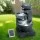 Gardeon 3-Tier Solar Cascading Fountain with LED Lights, 60CM Blue Polyresin Bird Bath, Weatherproof & Eco-Friendly