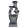 Gardeon 3-Tier Solar Fountain, Grey Polyresin, 90cm, Indoor/Outdoor, LED Lit, 350L/h Flow, Solar-Powered with Battery