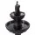 Gardeon Solar-Powered 3-Tier Bird Bath Fountain with Pump Kit, 106CM Polyresin Peacock Design, All-Weather Durable