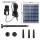 Gardeon Solar Pond Pump Kit: 610L/H Water Flow, Adjustable Height, 2 Nozzles, 9.8FT Lift, Durable & Easy Setup