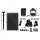 Gardeon Solar Pond Pump Fountain Kit: Submersible, 4ft Lift, LED Lights, Rechargeable Battery, Energy Efficient, 250L/H