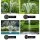 Gardeon Solar Pond Pump Fountain Kit: Submersible, 4ft Lift, LED Lights, Rechargeable Battery, Energy Efficient, 250L/H