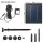 Gardeon Solar Outdoor Fountain Pump Kit - 6.1FT, 440L/H Flow, Durable DC Brushless, Adjustable Height, 4 Nozzle Options