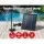 Gardeon Solar Outdoor Fountain Pump Kit - 6.1FT, 440L/H Flow, Durable DC Brushless, Adjustable Height, 4 Nozzle Options