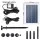 Gardeon Solar Pond Pump Submersible Water Fountain with Battery, LED Lights, Adjustable Height & 4 Nozzle Options