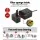 Gardeon Solar Pond Pump Submersible Water Fountain with LED Lights, 4.3ft Lift, 250L/H Flow, 14hr Battery, Easy Setup