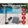 Gardeon Solar Pond Pump Submersible Water Fountain Kit - 160L/H, DC Brushless, Adjustable Height, 4 Nozzles, IP68