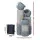 Gardeon Solar Water Feature Fountain 3-Tier Pots, LED Lights, Polyresin, 76CM, Indoor/Outdoor, Energy Efficient