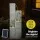 Gardeon Beige 4-Tier Solar Fountain - Indoor/Outdoor, Polyresin, LED, Energy-Efficient, Easy Install, 30x26x86CM