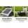 Gardeon 52cm Solar Water Feature with LED - Polyresin, 3 Tiers, Indoor/Outdoor, Energy-Efficient, Decorative Fountain