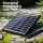 Gardeon 80CM Grey Solar Fountain Water Feature, Wall Mounted or Freestanding, Polyresin, Eco-Friendly, Easy Setup