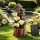 Gardeon Solar Water Fountain 55cm 4-Tier Cascading Bowls 2W 200L/H Battery Backup Multi-colour