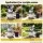Gardeon Solar Fountain 52cm Three-Level Cascading Bowls 2W 6V 200L/h Water Feature with Built-In Battery Grey Beige