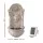 Gardeon 77CM Beige Solar Lion Head Water Fountain – Polyresin Wall Mount or Freestanding with LED Lights & Pump