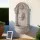 Gardeon 77CM Beige Solar Lion Head Water Fountain – Polyresin Wall Mount or Freestanding with LED Lights & Pump